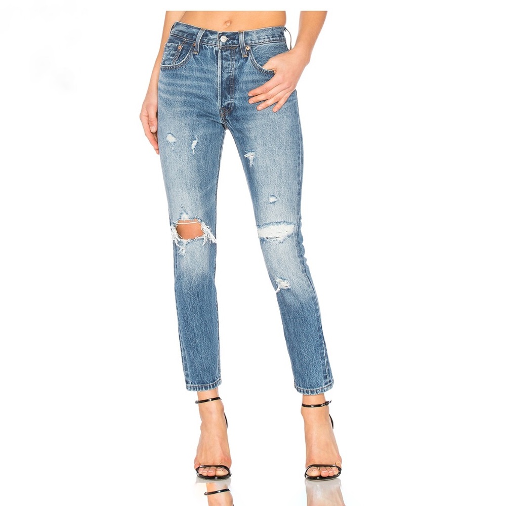 Levi’s 501 Skinny Jeans in Pacific Ocean Blue